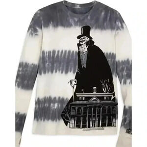 Disney Haunted Mansion Hatbox Ghost Long Sleeve Shirt XL  dt